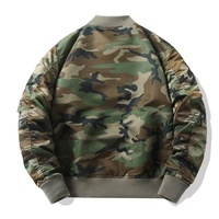 Veste bomber de pilote MA1 camouflage de haute qualité pour hommes avec logo personnalisé, style sport, veste varsity, vente en gros disponible