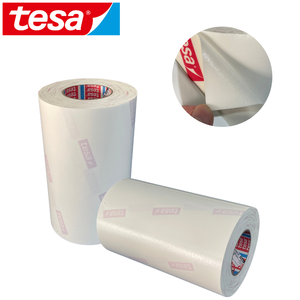 Cinta adhesiva repositionable de doble cara Tesa 52017 original para la unión de fundas de impresión y cilindros de acero - Product Image 1