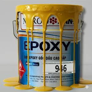 Noroo-Nanpao 946 Acid-Resistant Epoxy Industrial <b>Floor</b> Coating Liquid Spray/<b>Brush</b> Application - Product Image 2