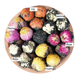 Venta caliente Bola de flores hecha a mano Té floreciente Té saludable en una elegante caja de regalo para los amantes del té - Product Image 2