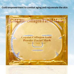 Masques faciaux au collagène pour <span class=keywords><strong>le</strong></span> soin de la peau, raffermissants, hydratants et nourrissants, soins de la peau coréens, <span class=keywords><strong>masque</strong></span> en feuille d'ampoule à l'or 24 carats - Product Image 5