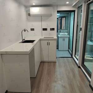 Villa d'hébergement en capsule spatiale à deux étages, chambre mobile en conteneur extérieur, capsule spatiale modulaire de luxe assemblée, B&B - Product Image 4