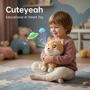 Cuteyeah Venta al por Mayor de Juguetes de Peluche de Perro Shiba Inu con IA, Novedad 2026, Centro de Aprendizaje Temprano, Juego Interactivo, Inteligente y Parlante - Product Image 1
