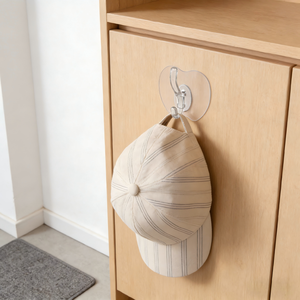 Bailiwang – Lot de 12 paquets de 20 <span class=keywords><strong>mini</strong></span> crochets, 24 petites bandes adhésives, crochets transparents en plastique écologiques à motif animalier de dessin animé pour emballage - Product Image 4