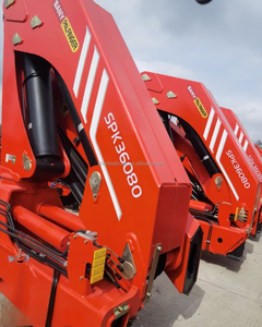 משאית טנדר בום הידראולי טנדר רכוב מנוף דלדך 16 טון 21ton 25ton 25ton מתקפל זרוע מתקפלת - Product Image 4