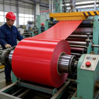 Bobine d'acier prélaqué à double revêtement, laminé à chaud, avec revêtement en zinc, PPGI, PPGL, acier zinc-aluminium, pour soudage BIS SASO
