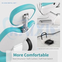 Unité dentaire semi-automatique durable pour dentistes, fauteuil dentaire avec filtre à eau pour soins bucco-dentaires