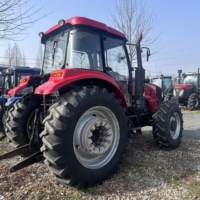 Tractor Agrícola Usado Shuangjia YTO LX1604 160HP 4WD con Motor y Caja de Cambios de Origen Shandong para Inspección por Video