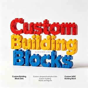 Custom Building Bricks Set Factory OEM MOC Design Production Compatible Major Building <b>Block</b> Brands Construction Toy Educational - Product Image 1