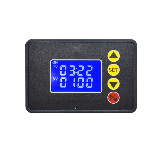 DM-1.37 inch LCD Display Microcomputer Time Controller Digital Time Delay Relay DC 12V DC 24V AC 110 220V Dual LED Digital Relay