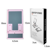 Support de téléphone ABS de qualité professionnelle, réglable sur 6 angles, pliable, pour tablette, pour bureau, cadeau d'entreprise en gros pour les employés