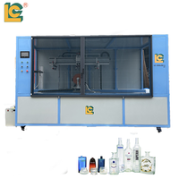 Máquina de Serigrafía Industrial Automática LC con Tratamiento de Llama, 2 Estaciones, Alta Velocidad