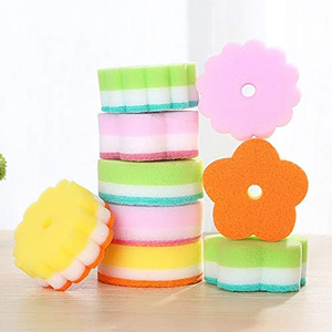 Di alta qualità durevole della cucina Scrubber spugna assorbente riciclare Silicone spugna Scrubber spugna papà - Product Image 3