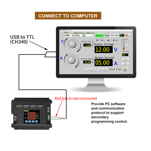 Fuente de Alimentación Programable bibo DPM8909 DPH8920-485RF 96V 20A Comunicación TTL 485 Ajuste Continuo Digital Paso 92% 20-110 - Product Image 6