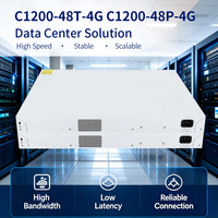 Switch Jaringan Catalyst 1200 Baru atau Bekas 48xGE/4xSFP Rak-Mountable C1200-48T-4G C1200-48P-4G C1200-48FP-4G