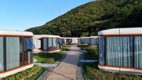 Villa prête à l'emploi Capsule préfabriquée Capsule House 40 pieds avec cuisine et salle de bain Système intelligent