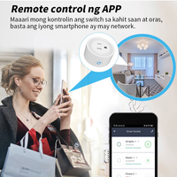 Prise intelligente Wi-Fi LangYeao 10A/16A, prise US, contrôle à distance, minuterie, compatible avec Tuya Alexa Google Home, mémoire de coupure de courant et partage multi-utilisateurs