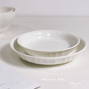 Assiette et Bol en Céramique <span class=keywords><strong>Bordeaux</strong></span> Français CEC-415 de Marque CEC, en Dentelle Blanche Pure Embossée, Origine Henan, pour Fêtes et Hôtels - Product Image 4