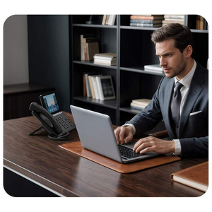 โทรศัพท์ไอพีไร้สาย Yea-link รุ่น SIP-T87W หน้าจอสัมผัส <span class=keywords><strong>7</strong></span> นิ้ว ระดับผู้บริหาร รองรับ 16 สาย SIP WiFi6 Bluetooth5.0 พอร์ต Gigabit PoE คู่ โทรศัพท์ตั้งโต๊ะ VoIP - Product Image 6