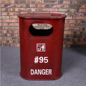 Decoración <span class=keywords><strong>de</strong></span> tambor <span class=keywords><strong>de</strong></span> aceite <span class=keywords><strong>de</strong></span> estilo Retro <span class=keywords><strong>de</strong></span> Metal americano, cubo <span class=keywords><strong>de</strong></span> <span class=keywords><strong>basura</strong></span> <span class=keywords><strong>de</strong></span> hierro Industrial <span class=keywords><strong>de</strong></span> estilo antiguo para restaurante, cafetería, modelo temático <span class=keywords><strong>de</strong></span> amor - Product Image 4