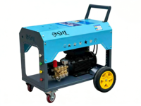 Nouvelle Pompe de Lavage à Haute Pression Électrique Portable à Eau Froide 5.5kW 380V/220V 200Bar 16L/min avec Tuyau de 10m et 4 Buses pour Usage Industriel 7.5