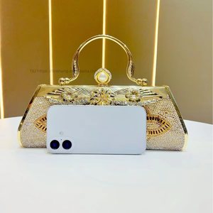 New Luxury Brand Designer Cross-border Women's Polyester <b>Square</b> Large Capacity High-end Chain Hasp Closure Shoulder Tanjing - Product Image 4