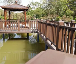 Facile installer WPC PVC <span class=keywords><strong>jardin</strong></span> parc route <span class=keywords><strong>de</strong></span> planche <span class=keywords><strong>en</strong></span> <span class=keywords><strong>bois</strong></span> pont paysage Ingénierie Municipale terrasse panoramique <span class=keywords><strong>balustrade</strong></span> - Product Image 1