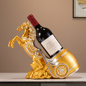 Elegante Botellero de Resina con Forma de Cisne Dorado, Adorno para Sala de Estar, Mueble de TV, Decoración, Regalo - Product Image 4