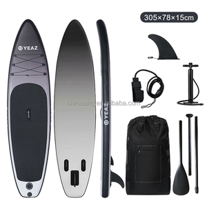 Planche de SUP OEM planche à pagaie <span class=keywords><strong>gonflable</strong></span> noire orange tout autour planche à pagaie debout - Product Image 2