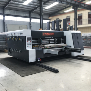 High Speed Automatic <b>1</b> 2 <b>3</b> 4 Colors Corrugated Cardboard Flexo <b>Printer</b> Slotter Die Cutter Stacker Carton Box Machine High - Product Image 5