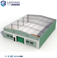 Aisi-diseño de fabricación de cobertizo de construcción de fábrica de plantas, estructura Industrial prefabricada de acero enrollado en caliente, 22-30 días