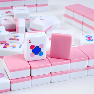 Fichas de Mahjong de Melamina Modernas de Lujo, Mahjong Americano para 4 Jugadores, Juego Familiar, Premium, Pulido a Mano, Entretenimiento y Ocio - Product Image 4