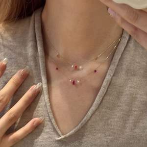 Collier pendentif en argent sterling S925, trèfle à quatre feuilles, fleur, diamant étincelant, design de niche exquis, pendentifs fins, breloques - Product Image 4