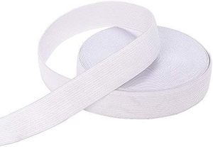 1 Inch Độ Đàn Hồi Cao Đan Spool 157 Inch Trắng Ban Nhạc Đàn Hồi Cho May Hiện Đại Cho Dây Thắt Lưng Quần Quần Áo Thủ Công Tự Làm - Product Image 2