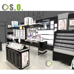 Tùy chỉnh hiển thị mỹ phẩm Kệ Nước hoa hiển thị <span class=keywords><strong>Showcase</strong></span> mỹ phẩm tường kệ hiển thị - Product Image 6