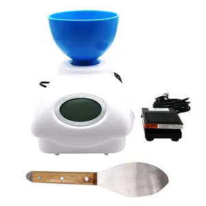 Dental Impression Model Material Mixing Machine with Pedal Spatula and Bowl