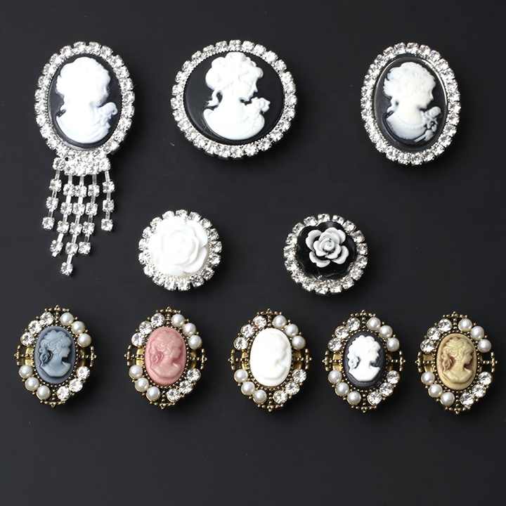 Vintage Beauty Head Queen Victoria Avatar Detachable Clip Over Existing ...