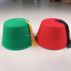 Đỏ Thổ Nhĩ Kỳ tarboosh <span class=keywords><strong>hat</strong></span> với màu xanh lá cây fez <span class=keywords><strong>hat</strong></span> vàng đen tua cho năm mới Tạ Ơn bên Hot Bán trang phục phụ kiện - Product Image 6