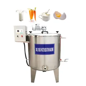 60l Small Batch Milk Pasteurizer Machine Milk Pasteurization Unit with Instant Chiller for Sale