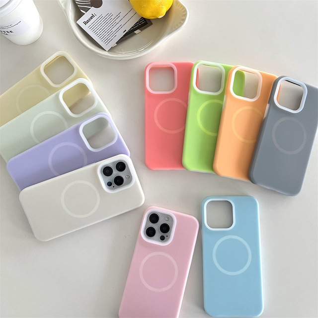 For iphone 12 13 15 16e Pro Max case Luxury Original Magnetic Silicone Premium Phone case for iphone 16 Pro Max case Wholesale