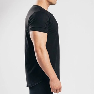 Camiseta Deportiva para Hombre, Corte Regular, Dobladillo Curvo, Poliéster/Algodón, Transpirable, Secado Rápido - Product Image 6