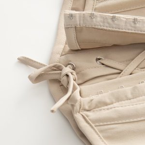 Zevity 2026 Nuova Camicetta Sexy da Donna con Cuori, Stile <span class=keywords><strong>Corsetto</strong></span> <span class=keywords><strong>Senza</strong></span> <span class=keywords><strong>Spalline</strong></span>, Blusa Slim con Lacci sul Retro, Top Corto Aderente - Product Image 6