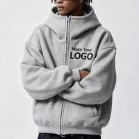 Sweat-shirt à capuche uni personnalisé, molleton lourd, impression DTF, fabrication OEM