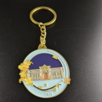 Porte-clés personnalisé plaqué or en émail souple sur le thème de la médecine, cadeau souvenir académique personnalisé pour les universités et les événements médicaux