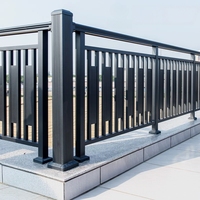 Barandilla de Aluminio Personalizable para Escaleras de Balcón y Terraza al Aire Libre