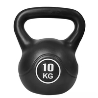 Kettlebell Relleno de Arena, Directo de Fábrica OEM, Colorido, de PVC, para Entrenamiento en Casa, Equipo de Ejercicio para Fortalecimiento Muscular Femenino