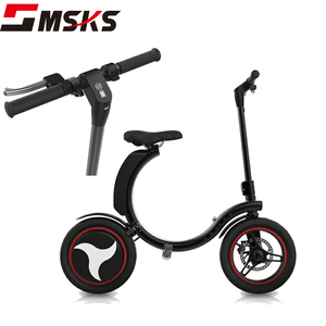 14 Inch Mini Electric Bike Folding E Bike Adult Electric Bicycle Round Design With Removable Battery Selection