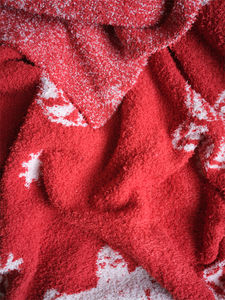 Coperta natalizia essenziale lavorata a maglia con atmosfera festosa, morbida e confortevole adatta alle famiglie <span class=keywords><strong>krs</strong></span> - Product Image 6