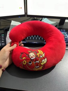 Soft Plush U-Shaped Travel <b>Pillow</b> Colorful Neck Support Cushion for Kids Adults Comfortable Flight Sleeping Headrest - Product Image 5