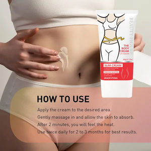 Gluta Booster Slim Body Cream 60ml Texture de peau uniforme pour la sécheresse de la peau Anti-rides Nourrissant Emollient & Radiant - Product Image 5